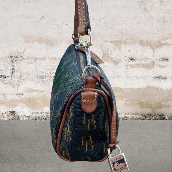 Dooney & Bourke 1975 Signature Mini Barrel Bag Zipper Strap with Padlock - Picture 5 of 8